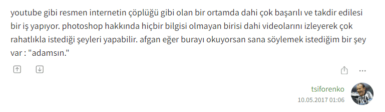 Ekşi Sözlük yazarının Afgan Rasulov hakkında girdisi (19)